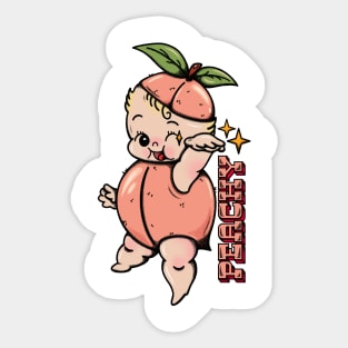 Peachy Kewpie Sticker